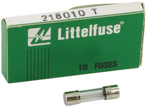 Siba - ZEK52010000 - Fuse Glass 10a Length 20mm Siba