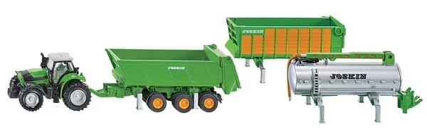 Siku - S01848 - Deutz-Fahr With Joskin Trailer Set