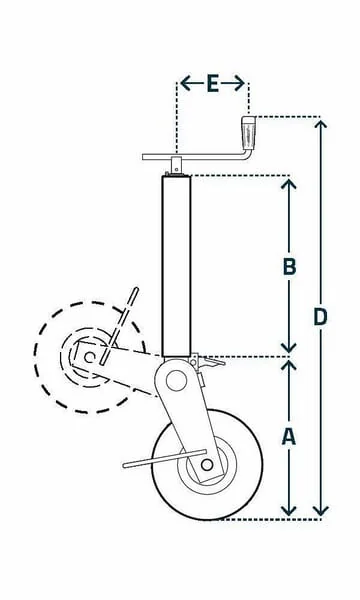 Simol - STR1109 - Support Wheel 280 X 70 1000 KG