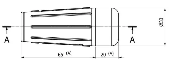 Simol - STR1311 - Handle 13mm PVC