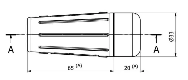 Simol - STR1312 - Handle 15mm PVC