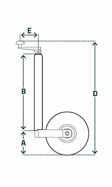 Simol - STR1622S - Support Wheel