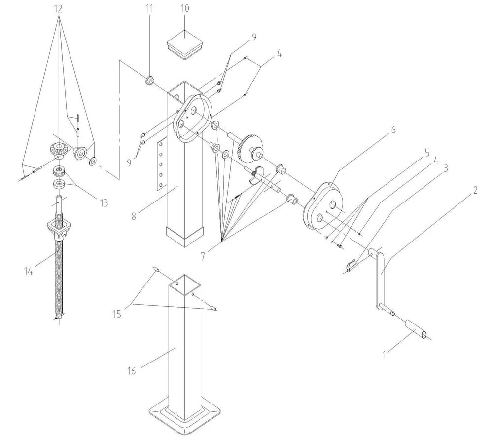 Simol - STR7502 - Repair Kit Bevel Gear