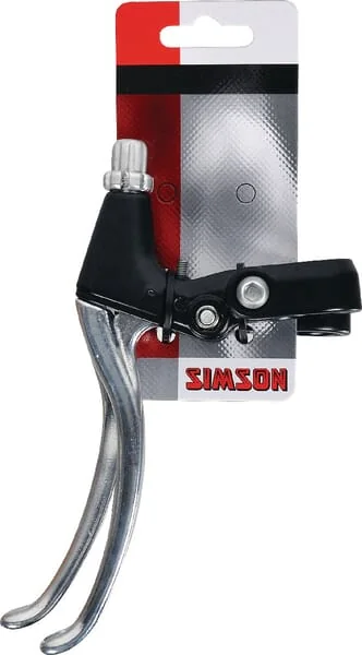 Simson - 020235SIM - Brake Lever Set, Black, Alum.