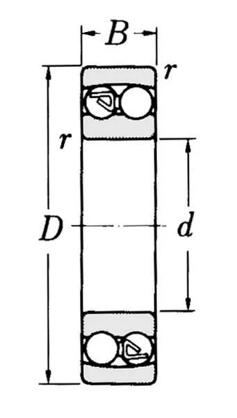SKF - 22122RSSKF - Self-Aligning Ball Bearing SKF