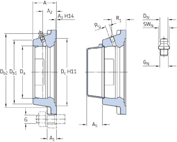 SKF - 7500FY508M - SKF Bearing Housing