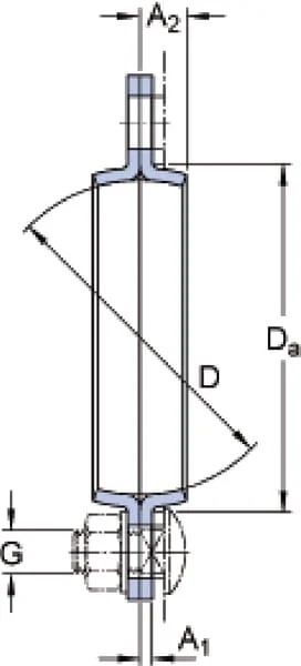 SKF - 7500PF62 - Sheet Steel Bearing Housing