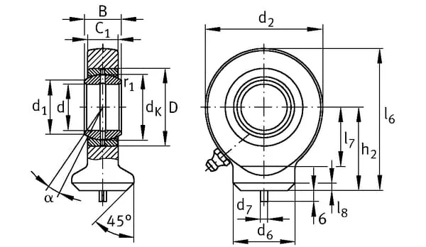 SKF - 7500SC40ES - Rod Head