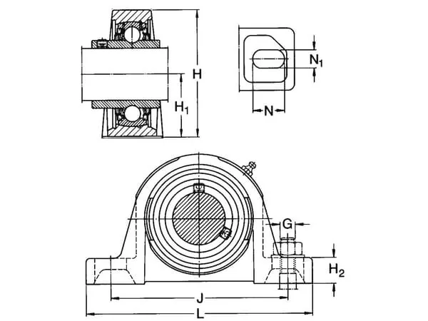 SKF - 7500SY503M - Bearing Housing