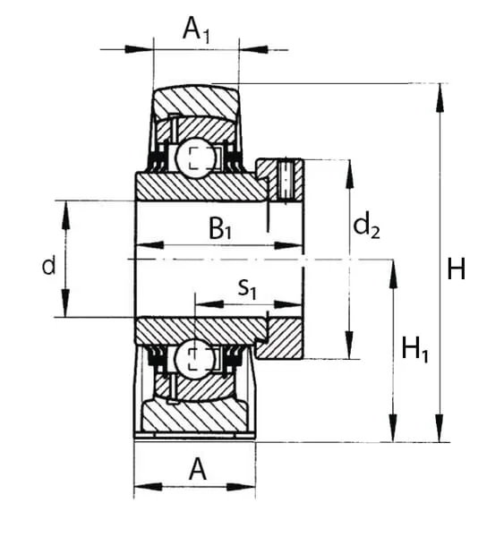 SKF - 7500SY50FM - Bearing block SY SKF