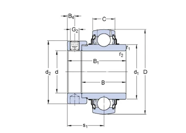 SKF - 7500YET207106 - Tension Bearing SKF