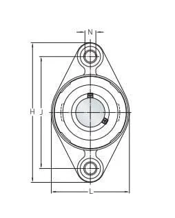 SKF - F2BC20MCPSS - Housing Unit SKF Foodline