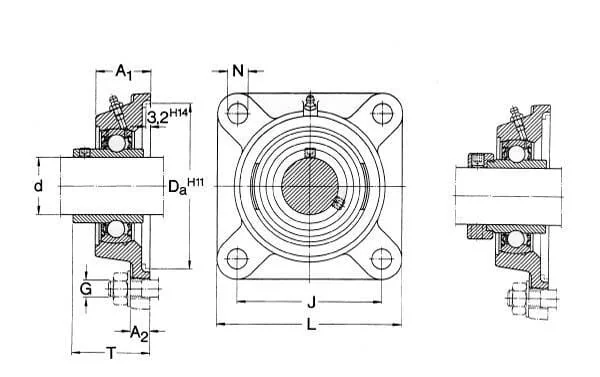 SKF - FY1WF - Y-Bearings FY 1 WF