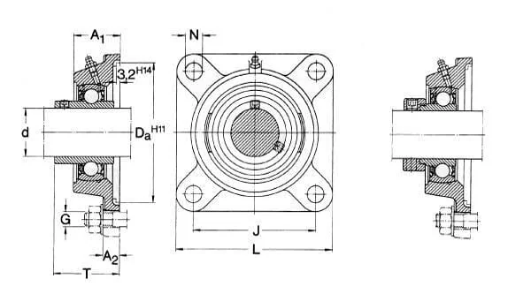 SKF - FY2FM - Housing Unit