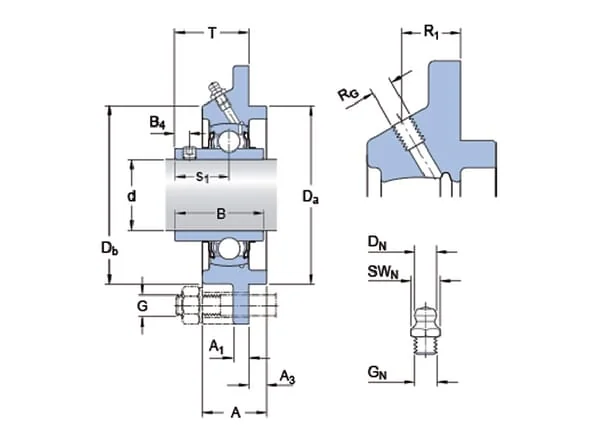 SKF - FYC45TF - Housing Unit
