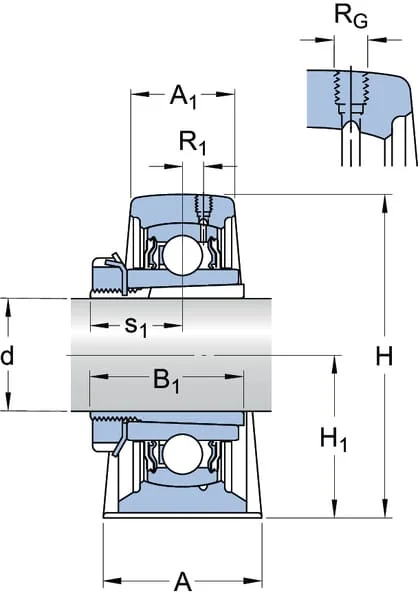 SKF - SYJ35KF - Y-Bearings SYJ 35 KF