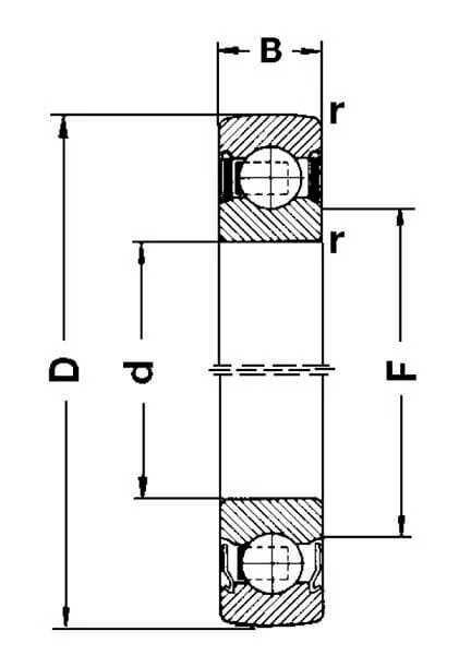 SKF - XG204NPPB - Bearing Insert 20x47x14 SKF