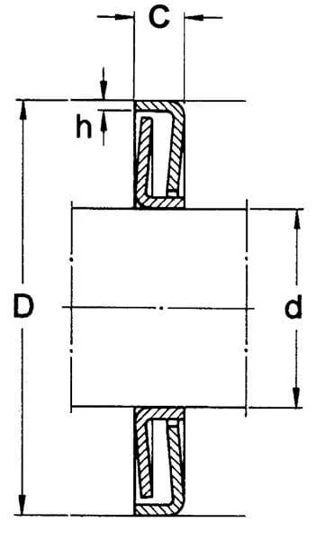 SKF - Z005 - Labyrinth Seal