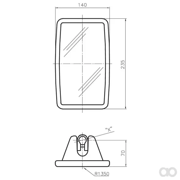 SMAT NORD - CA4666025 - Mirror Glass