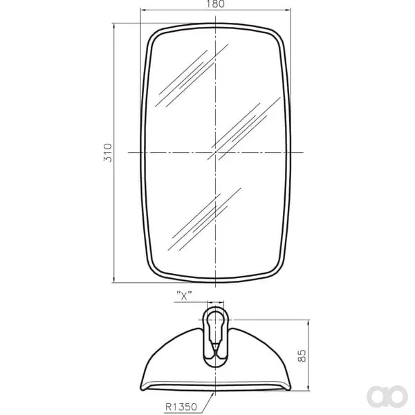 SMAT NORD - CA5755025 - Mirror