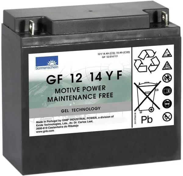Sonnenschein - DF12V15 - Batteria 12V 15/14.0Ah Gel Sonnenschein