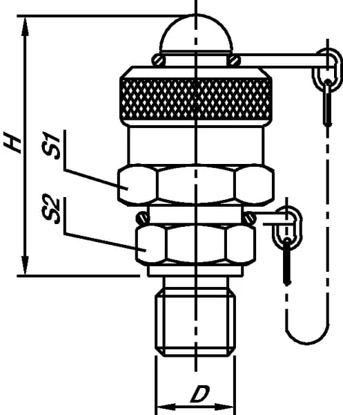 Spradow - MEV2018KRVS - Spradow Measurement Point 1/8 RK Stainless Steel