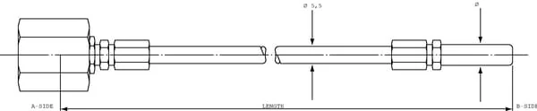 Spradow - MPSP500 - Spradow Measurement Point Hose TL= 500 M16 x 2 x 6 mm