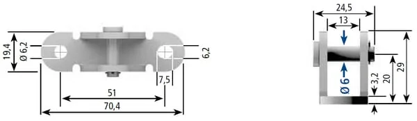 Stabilus - CA023189 - Bracket For Gas Springs And Dampers