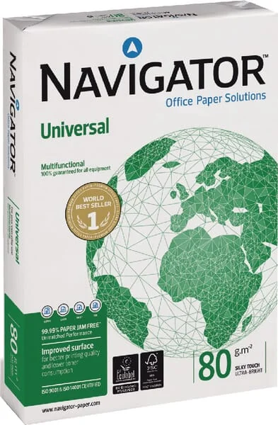 Staples - 600217ST - White A4 Paper, Navigator 500B
