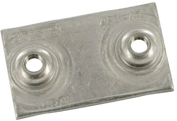 Stauff - RS9313RVS - Stauff Weld Plate Single Stainless Steel A3