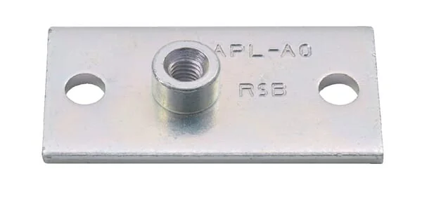 STAUFF - RS9410 - Two Hole Plate Steel Gr.0