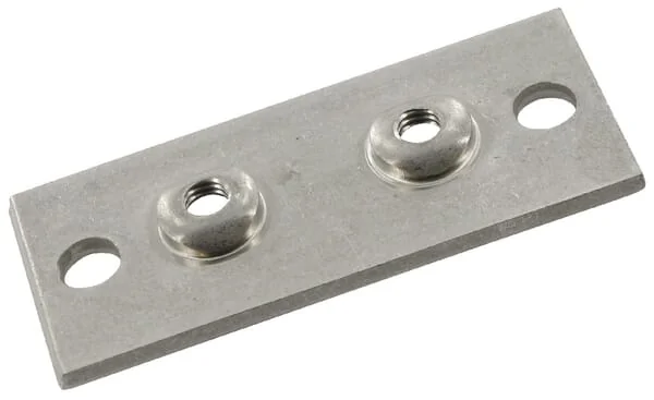 STAUFF - RS9411RVS - Two Hole Plate S.S. Gr-1