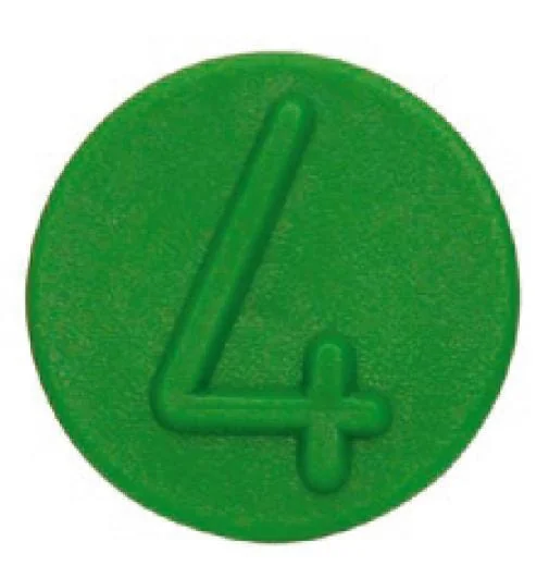 Stauff - SKV9FCL4GREEN - Marker Clips 4, Green