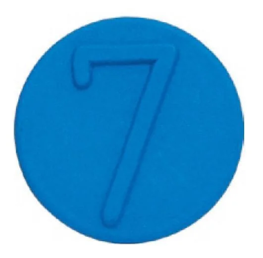 Stauff - SKV9FCL7BLUE - Marker Clips 7, Blue