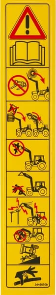 Stoll - 3449070 - Sticker FL Yellow