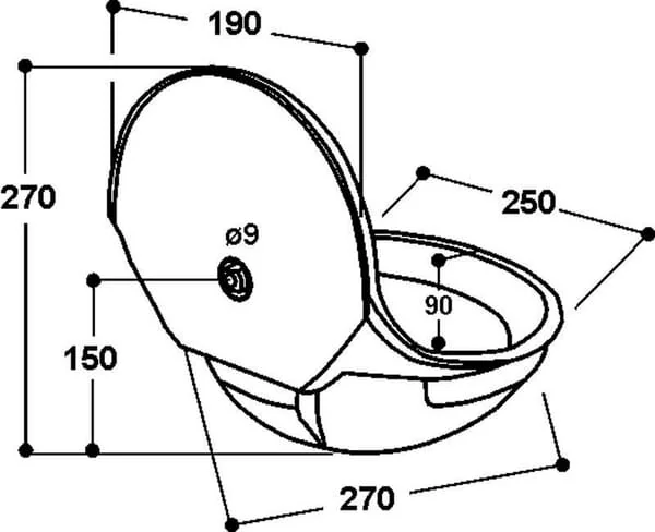 Suevia - SU1000180 - Drinking Bowl 180