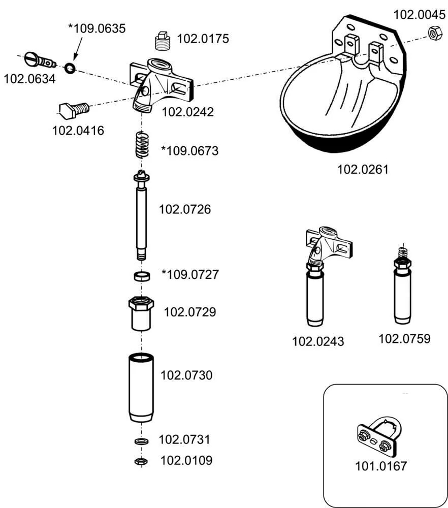 Suevia - SU1020634 - Screw with O-Ring