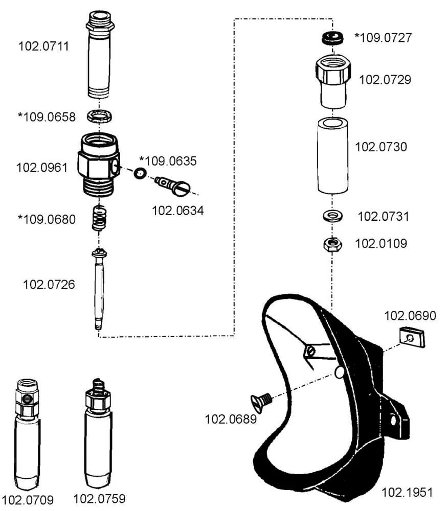 Suevia - SU1020709 - Valve Complete