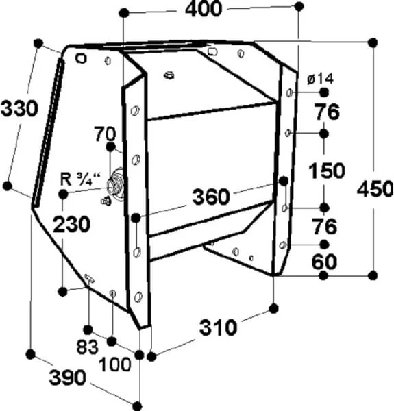 Suevia - SU1300500 - Drinking Bowl Model 500