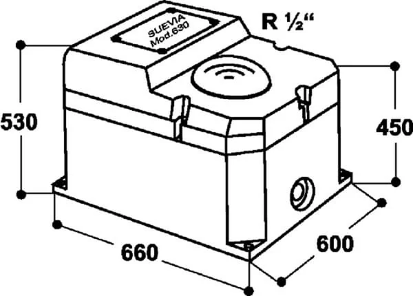 Suevia - SU1300630 - Drinker Model 630 Thermo