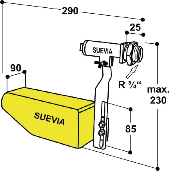 Suevia - SU1310738 - Float Valve Model 738