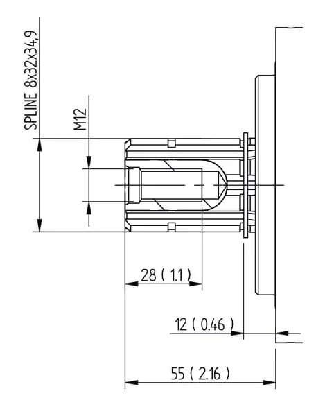 Sunfab - SAM064WNDL4L35S3G - Piston Motor 64cc L35 S2