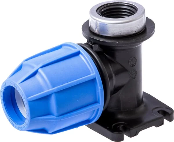 Supreme - 127020012S - Wall Plate Elbow 20mm x 1/2"