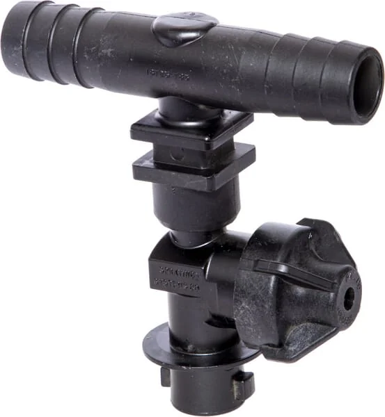 TeeJet - 19350212785NYB - Nozzle Holder ISO DCV Double 3/4" Hose Tail