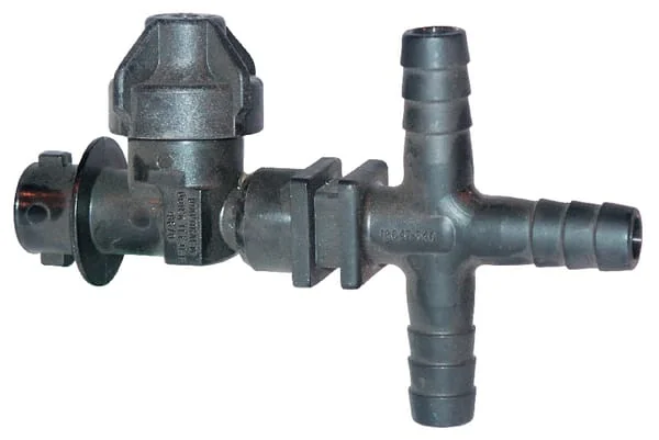 TeeJet - 19351213540NYB - Nozzle Holder ISO DCV Triple 1/2" Hose Tail