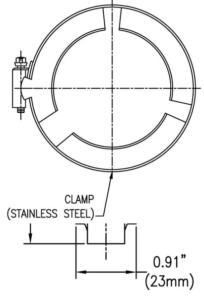 Teejet - 5524575 - Hose Clamp #75