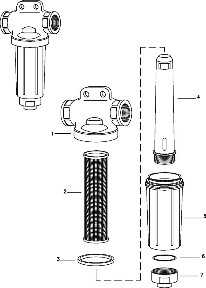 TeeJet - AAB124ML112SCAL50 - Pressure Filter 1 1/2" 50 Mesh