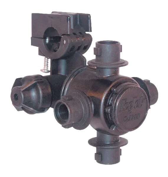 TeeJet - QJ364C12NYB - Nozzle Holder, 4 Nozzle Conn
