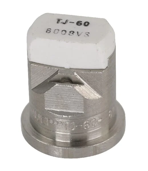 TeeJet - TJ608008 - Double Flat Fan Nozzle Tj 80° 08 White Stainless Steel TeeJet
