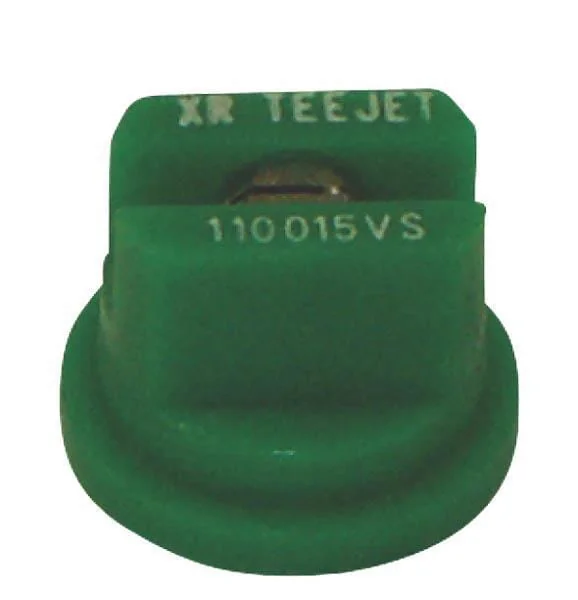 TeeJet - XR110015VS - Flat Fan Nozzle XR 110° 015 Green Stainless Steel TeeJet